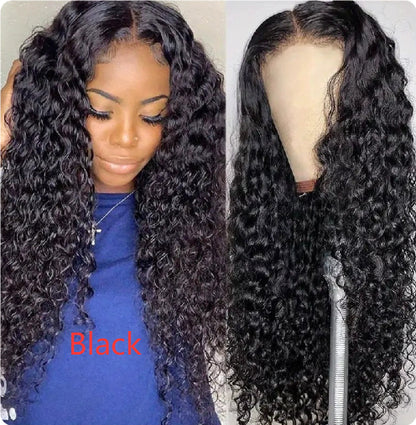 Front lace synthetic wig by DoubleMfashion, featuring long, flowing locks in a natural-looking style.
