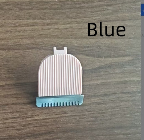 DoubleMfashion 2-in-1 women's electric razor with dual heads for wet/dry pubic and body hair trimming.