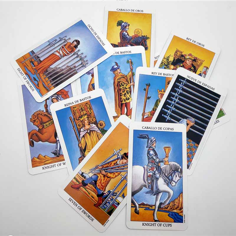 English version Fate Divination Tarot Card set by DoubleMfashion, featuring intricate illustrations and colorful designs.