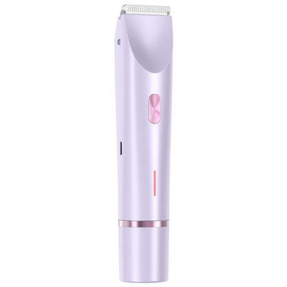 DoubleMfashion 2 in 1 women's electric razor for body and pubic hair, featuring a double head shaver design.