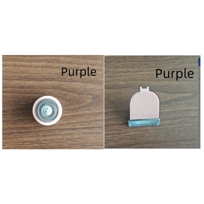 DoubleMfashion 2-in-1 electric hair remover with double head for trimming women's body and pubic hair, wet and dry use.