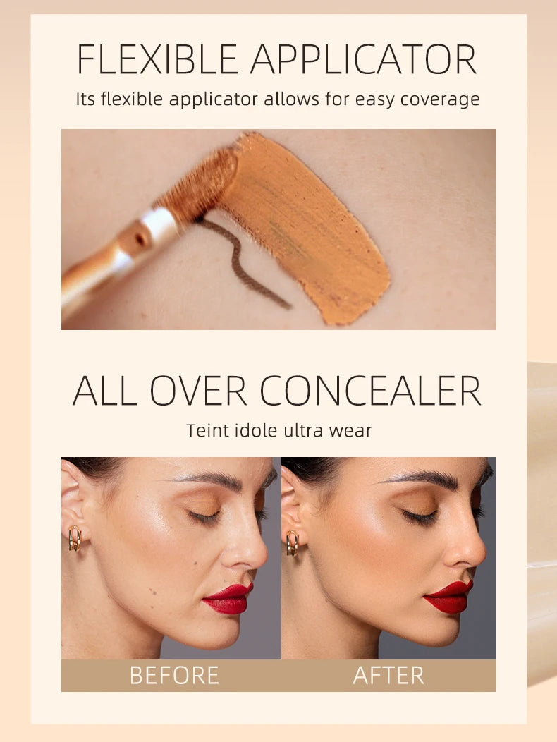 8-color waterproof concealer set with liquid and stick formulas for flawless, long-lasting coverage by Guangzhou Natural Beauty.