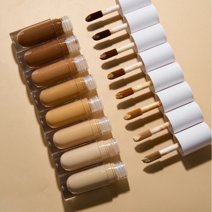 8-color waterproof liquid concealer set with foundation sticks for flawless coverage by Guangzhou Natural Beauty Cosmetics.