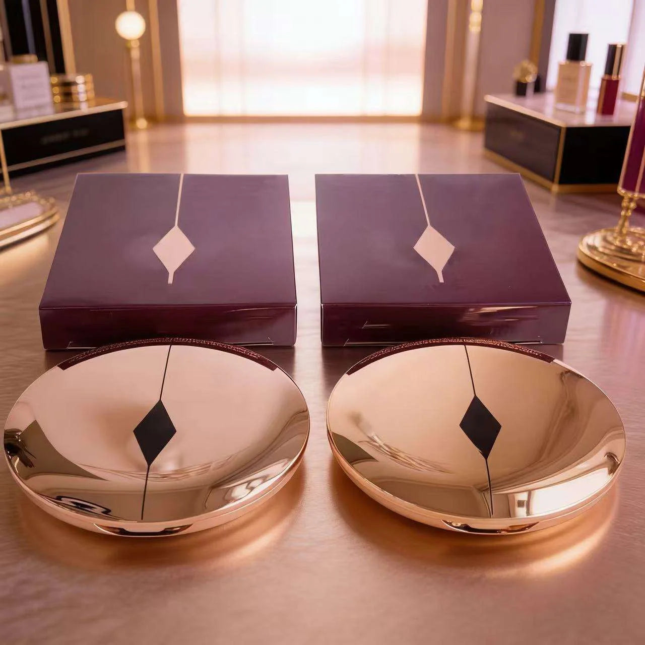 FIX IT GURL! All-in-One Pressed Setting Powder & Concealer in a translucent shade, showcasing its smooth texture and compact design.