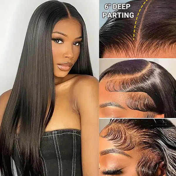 13x4 Raw Indian lace frontal wig by DoubleMfashion, featuring Brazilian straight curly texture for black women.
