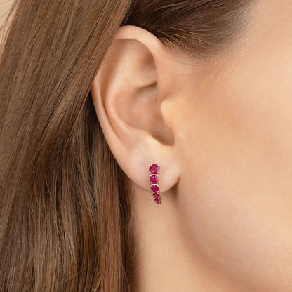 Minimalist 925 sterling silver crystal stud earrings for women, showcasing a sleek design ideal for parties and luxury wear.