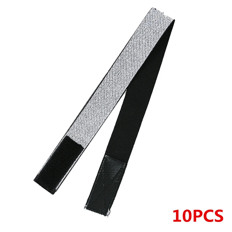 Bandes élastiques ajustables DoubleMfashion pour perruques, avec dentelle pour fixer les bords et les baby hairs.