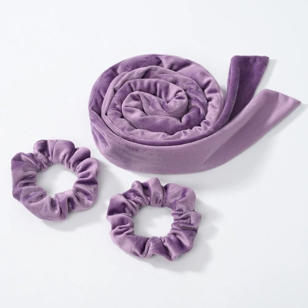 Cxbfg Nanabling heatless hair curling rod with soft fabric, ideal for creating curls without heat damage.