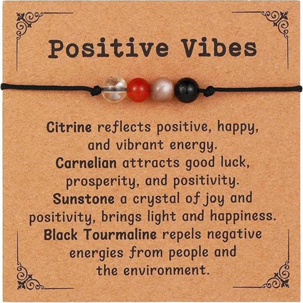 Handmade DoubleMfashion adjustable prayer healing crystal bracelet with elegant stones for spiritual protection and anxiety relief.