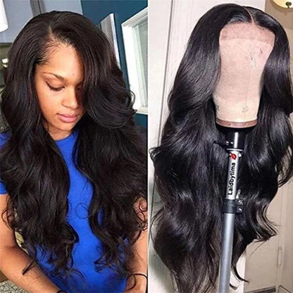 DoubleMfashion lace front wig with long, big wave curly hair, perfect for festival, cosplay, or party wear.