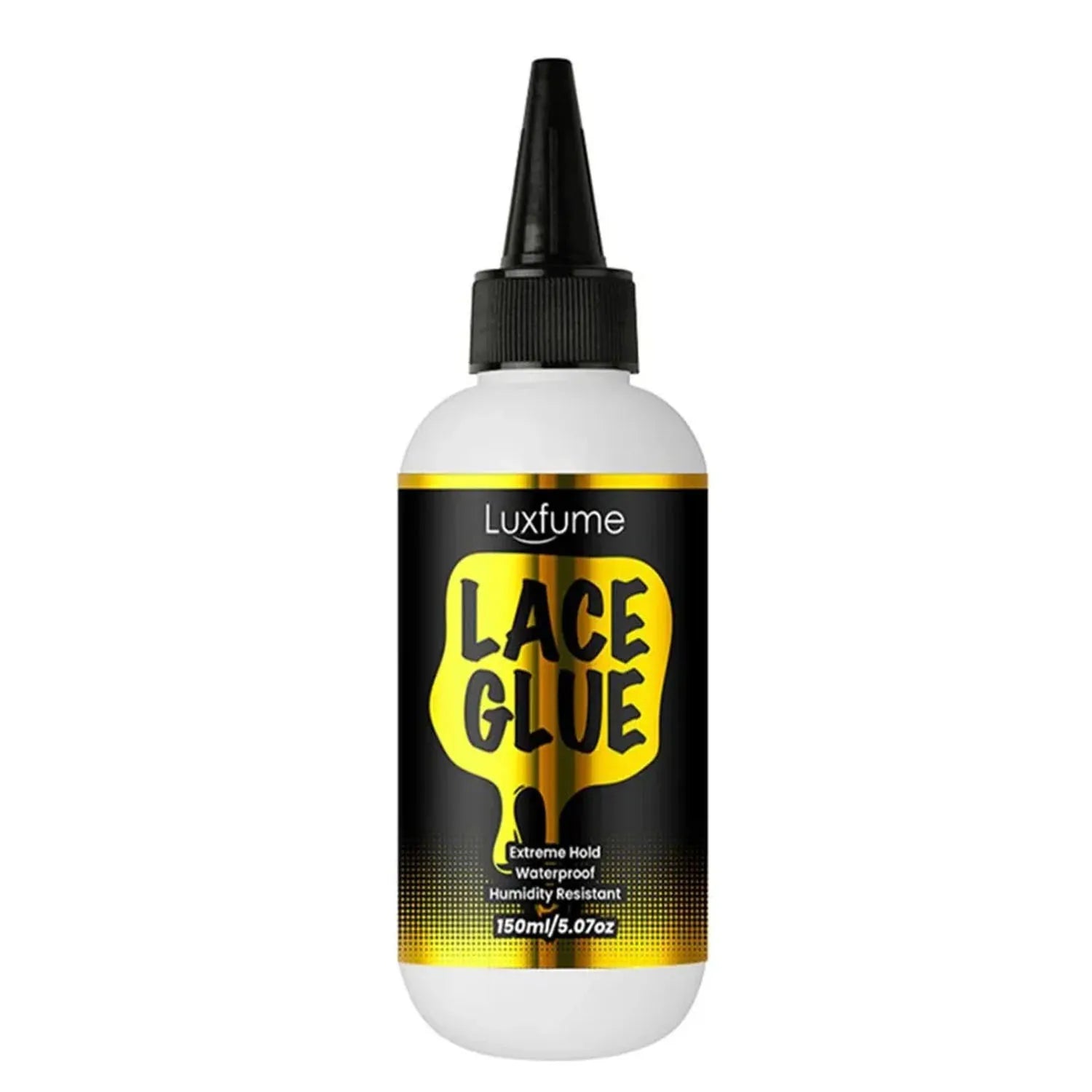 Colle pour perruque DoubleMfashion en tube de 150ml, adhésif waterproof et à forte tenue pour cheveux.