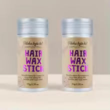 Kit de coiffure en bâton de cire DoubleMfashion avec brosses lissantes pour femmes et petites filles, gel naturel.