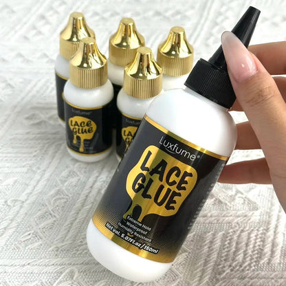 Colle pour perruque DoubleMfashion, adhésif imperméable et à liaison forte, en flacon de 150ml.