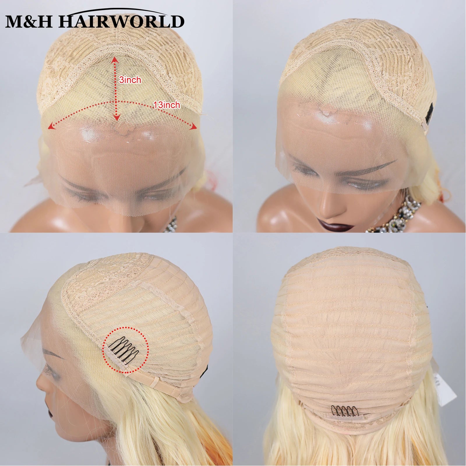 613 blonde ombre orange red synthetic lace front wig with long curly hair for women, ideal for cosplay and styling.