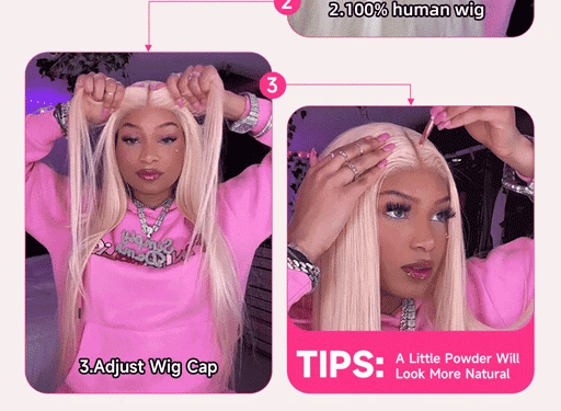 Lace front human hair wig in honey blonde with dark roots, featuring straight Remy Brazilian hair for women.