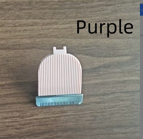 DoubleMfashion 2-in-1 women's electric hair remover with double head for pubic and body hair, suitable for wet and dry use.