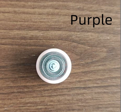 DoubleMfashion 2-in-1 electric hair remover with double head for wet/dry use, ideal for pubic and body hair trimming.