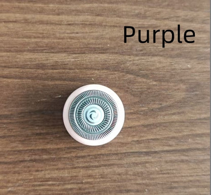 DoubleMfashion 2-in-1 electric hair remover with double head for wet/dry use, ideal for pubic and body hair trimming.